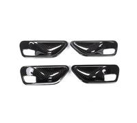 Bekuyu Embellecedor De Cubierta De Cuenco De Manija De Puerta Interior De Automóvil Accesorios Para Serie 3 4 F30 F32 F35 2013 2014 2015 2016 2017 2018 (4pcs Carbon fiber)