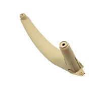 Bekuyu Embellecedor De Panel De Cubierta Interior De Manija Puerta Delantera Trasera Izquierda Y Derecha Para X5 X6 E70 E71 E72 2007 2008 2009 2010-2013 (Left Beige)