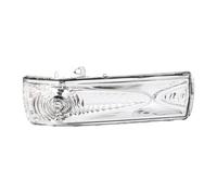 Bekuyu Indicador Espejo Lateral Lente Transparente Luz Indicadora Espejo Retrovisor Y Carcasa Transparente Para Doblo 2010 En Adelante(lado derecho)