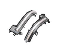 Bekuyu Indicador Espejo Lateral Para Series 1 2 3 4 X1 F20 F21 F22 F30 F31 F34 F32 E84 I3 Luz Secuencial LED Dinámica For Retrovisor Lateral(White shell)