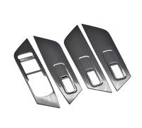 Bekuyu Interruptor Elevalunas Para Coche Panel Control Interior Marco Cubierta Embellecedor Bisel Reposabrazos Puerta Para Coche Para Skoda Para Kodiaq (Black)