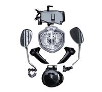 Bekuyu Juego Espejos Señal Giro Faro Motocicleta Para FZ6 FZ6S FZ6N Para Fazer 600 2004 2005 2006 Faro De Motocicleta(1 SET 2)