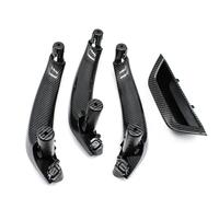 Bekuyu LHD RHD Para X3 X4 F25 F26 2010-2016 Cubierta Manija Interior Puerta Pasajero Automóvil Panel Reposabrazos Puerta Tirador Interior Embellecedor (RHD-Carbon Fiber)
