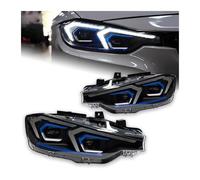 Bekuyu Para B&MW F30 F31 318i 320i 325i 328i 330i 335i DRL Luces De Coche LED Faros Delanteros Proyector Lente Lámpara De Cabeza Faro Delantero(1 Pair)