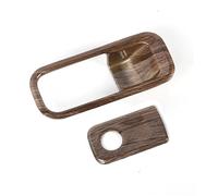 Bekuyu Para Ford F150 2021 2022 2023 Pegatina Interior De Coche Caja De Almacenamiento De Copiloto Manija Decoración Accesorios Interiores (Wood grain 1)