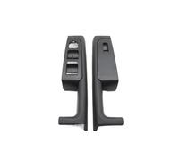 Bekuyu Para Skoda Para Superb 2008 2009-2013 3TD867158A Marco Apoyabrazos Manija Puerta Interior Delantera Y Trasera Panel Control Interruptor Embellecedor (2PCS-Black)