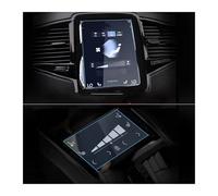 Bekuyu Protector De Pantalla Vidrio Templado Para Volvo XC40 XC60 XC90 V90 V60 2016-2021 Navegación GPS Coche Aire Acondicionado Del Asiento Trasero (116x42mm and gps)