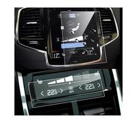 Bekuyu Protector De Pantalla Vidrio Templado Para Volvo XC40 XC60 XC90 V90 V60 2016-2021 Navegación GPS Coche Aire Acondicionado Del Asiento Trasero (115x61mm and gps)