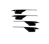 Bekuyu Tirador Puerta Interior Coche Embellecedor Cubierta Cuenco Para Manija Puerta Coche ABS Para X5 F15 X6 F16 2014 2015 2016 2017 2018(Black)