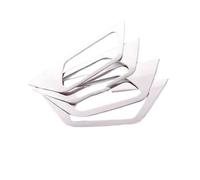Bekuyu Tirador Puerta Interior Coche Embellecedor Decorativo Cubierta Manija Puerta Interior Coche De Acero Inoxidable Para Peugeot 4008 5008 2017 2018 2019