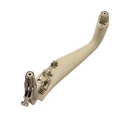 Bekuyu Tirador Puerta Interior Coche Embellecedor Manija Puerta Interior Delantera Y Trasera Para Serie 5 G30 G31 G38 F90 2017 2018 2019 2020 2021(Beige Front left)