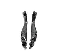 Bekuyu Tirador Puerta Interior Coche Embellecedor Manija Puerta Interior Delantera Y Trasera Para Serie 5 G30 G31 G38 F90 2017 2018 2019 2020 2021(2-piece carbon front)