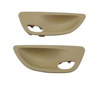 Bekuyu Tirador Puerta Interior Coche Embellecedor Panel Cubierta Cuenco Manija Puerta Interior Para Serie 5 F10 F11 F18 2010-2017(2pcs Beige)