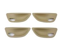 Bekuyu Tirador Puerta Interior Coche Embellecedor Panel Cubierta Cuenco Manija Puerta Interior Para Serie 5 F10 F11 F18 2010-2017(4pcs Beige)