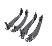 Bekuyu Tirador Puerta Interior Coche Embellecedor Panel Manija Puerta Interior Coche Delantero Trasero Izquierdo Y Derecho Para X3 X4 G01 G02 F97 F98 2018-2022(Carbon 4PCS)