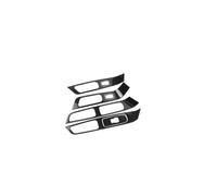 Bekuyu Tirador Puerta Interior Coche Etiqueta Engomada Cubierta Panel Interruptores Ventana Reposabrazos Puerta Acero Inoxidable Para Volvo XC60 S60 V60(Black titanium)