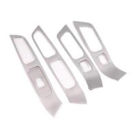 Bekuyu Tirador Puerta Interior Coche Etiqueta Engomada Cubierta Panel Interruptores Ventana Reposabrazos Puerta Acero Inoxidable Para Volvo XC60 S60 V60(7PCS)