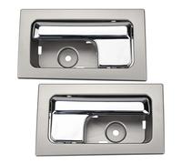 Bekuyu Tirador Puerta Interior Coche Para Ford F150 2009-2014 AL3Z-1522601-BC FL AL3Z-1522600-BC Manijas Puerta Interiores Izquierda Y Derecha(1 Pair Silver Grey)