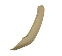 Bekuyu Tirador Puerta Interior Coche Para X3 X4 F25 F26 2010-2016 LHD RHD Izquierda Derecha Interior Coche Tirador Puerta Pasajero Manija Embellecedor Cuero(Beige left)