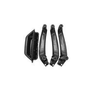 Bekuyu Tirador Puerta Interior Coche Tirador Manija Puerta Interior Delantera Y Trasera Coche 4 Piezas Para X3 X4 F25 F26 2011 2012 2013 2014 2015 2016(LHD Carbon look)