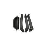 Bekuyu Tirador Puerta Interior Coche Tirador Manija Puerta Interior Delantera Y Trasera Coche 4 Piezas Para X3 X4 F25 F26 2011 2012 2013 2014 2015 2016(LHD Black)