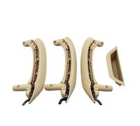 Bekuyu Tirador Puerta Interior Coche Tirador Reposabrazos Puerta Interior Con Conjunto Cubierta Cuero LHD RHD Para X3 X4 F25 F26 2010 2011 2012 2013 2014 2015 2016(RHD 67PCS Beige)