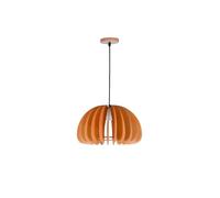 BEL AIR HOME Lámpara Colgante JAIPUR (30cm Diámetro) | Altura regulable,Madera Natural, 1xE-27, estilo bohemio, para comedor, salón o dormitorio (BOMBILLA NO INCLUIDA)