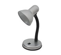 BEL AIR HOME - Lámpara de Escritorio ICARO - LED Flexo Ajustable Metal Ideal para Estudio y Trabajo Luz Anti Fatiga Visual Diseño Elegante (PLATA)