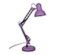 BEL AIR HOME - Lámpara de Escritorio LED Articulada Flexo Antigona | Diseño Vintage Retro | Altura Ajustable 34-67 cm | Metal Resistente | Ideal para Oficina y Hogar, (MORADO MATE)