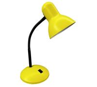 BEL AIR HOME | Lámpara de escritorio PISA| Amarillo, metal lacado, base E27 | Brazo ajustable, interruptor ON/OFF, cable eléctrico | Iluminación para oficina y lectura