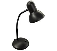 BEL AIR HOME - Lámpara de Escritorio PISA, Flexo para Mesa de Trabajo o Mesita de Noche de Metal con Interruptor ON/OFF, 1xE27 (BOMBILLA NO INCLUIDA) (GRIS)