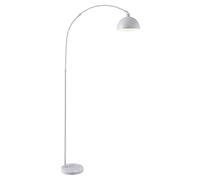 BEL AIR HOME - Lámpara de Pie AMALFI - Ajustable, Iluminación Lectura y Tareas de Precisión, Diseño Elegante, Altura Máxima 126cm, Metal Durable (BLANCO)