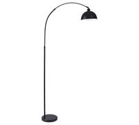 BEL AIR HOME - Lámpara de Pie AMALFI Ajustable | Iluminación Lectura y Tareas de Precisión | Diseño Elegante | Altura Máxima 126cm, Metal Durable NEGRO