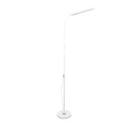 BEL AIR HOME - Lámpara de Pie Led 8W Serie Office Regulable en Intensidad - 3 Temperaturas de Luz 3000K-4000K-6500K - Diseño Moderno - Altura Ajustable de 145-190cm - Enchufe USB - (BLANCO)