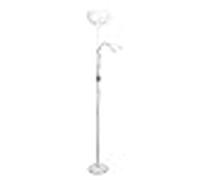 Bel air home - lámpara de pie varese - 178cm, blanco, aluminio - braz