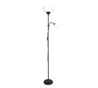 Bel air home - lámpara de pie varese - 178cm, blanco, aluminio - braz