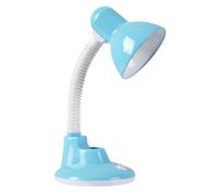 BEL AIR HOME Lámpara escritorio Flexo BABY azul, diseño metálico moderno, flexible, para estudio y trabajo, compatible con bombilla 1xE27, interruptor fácil