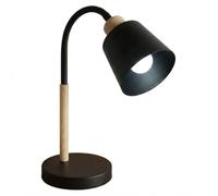 BEL AIR HOME Lámpara Flexo SWEDEN Negro | Altura 40cm, Acabado Mate, Brazo Orientable, 1xE27, Iluminación para Salón y Lectura (BOMBILLA NO INCLUIDA)