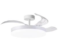 BEL AIR HOME - Ventilador de Techo ARES, Motor DC, LED 36W y Control Remoto, 3 Aspas Plegables, Dormitorios y comedores (ARES MINI)