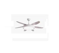 BEL AIR HOME - Ventilador de Techo con Motor DC, 132 CM, Luz LED 24W, 6 Velocidades de Aire y 3 Temperaturas de Luz, Mando a Distancia Incluido (ORION BLANCO)