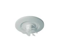 BEL AIR HOME Ventilador de techo plafón LED 80W RAKI MOVE, motor DC silencioso, 4 velocidades, mando a distancia, luz regulable, moderno, blanco, 50 cm, eficiencia F