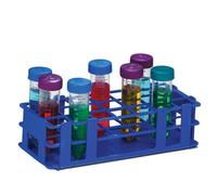 bel-art productos 187470004 no-wire tubos de ensayo de 30 mm tubo, polipropileno, 21 lugar, color azul