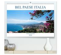 Bel baese Italia - Schönes Land Italien (hochwertiger Premium Wandkalender 2026 DIN A2 quer), Kunstdruck in Hochglanz: Eindrucksvolle Orte und Landschaften in Italien