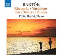 Bela Bartok Bartók: Rhapsody/Variations/For Children/Étud (CD) (Importación USA)