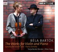 Bela Bartok Bela Bartok: The Works for Violin and Piano (CD) (Importación USA)