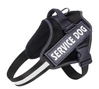 Belababy Arnés de Perro Transpirable sin tracción Ajustable, Ayuda para Caminar para el Entrenamiento de Caminata, Control fácil al Aire Libre para Perros pequeños y medianos, arnés de Perro Negro