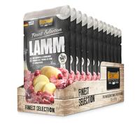 Belcando Bolsas [12x125g Cordero con Patatas y arándanos] | Comida húmeda para Perros | Alimento Completo en prácticas raciones Individuales