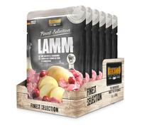 Belcando Bolsas [6x300g Cordero con Patatas y arándanos] | Comida húmeda para Perros | Alimento Completo en prácticas raciones Individuales