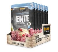 Belcando Bolsas [6x300g Pato con arroz y arándanos] | Comida húmeda para Perros | Alimento Completo en prácticas raciones Individuales