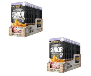 Belcando Finest Selection Senior Menú de Carne con Arroz y Calabaza | Paquete Doble | 2 x 12 x 125 g | Comida húmeda para Perros Mayores | con Importantes ácidos grasos Omega-3 | Cocido Suavemente